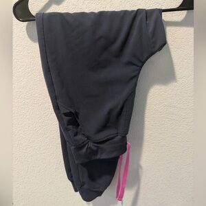 Figs Quiet Navy Joggers with Pink Drawstring *LIMITED EDITION COLOR*